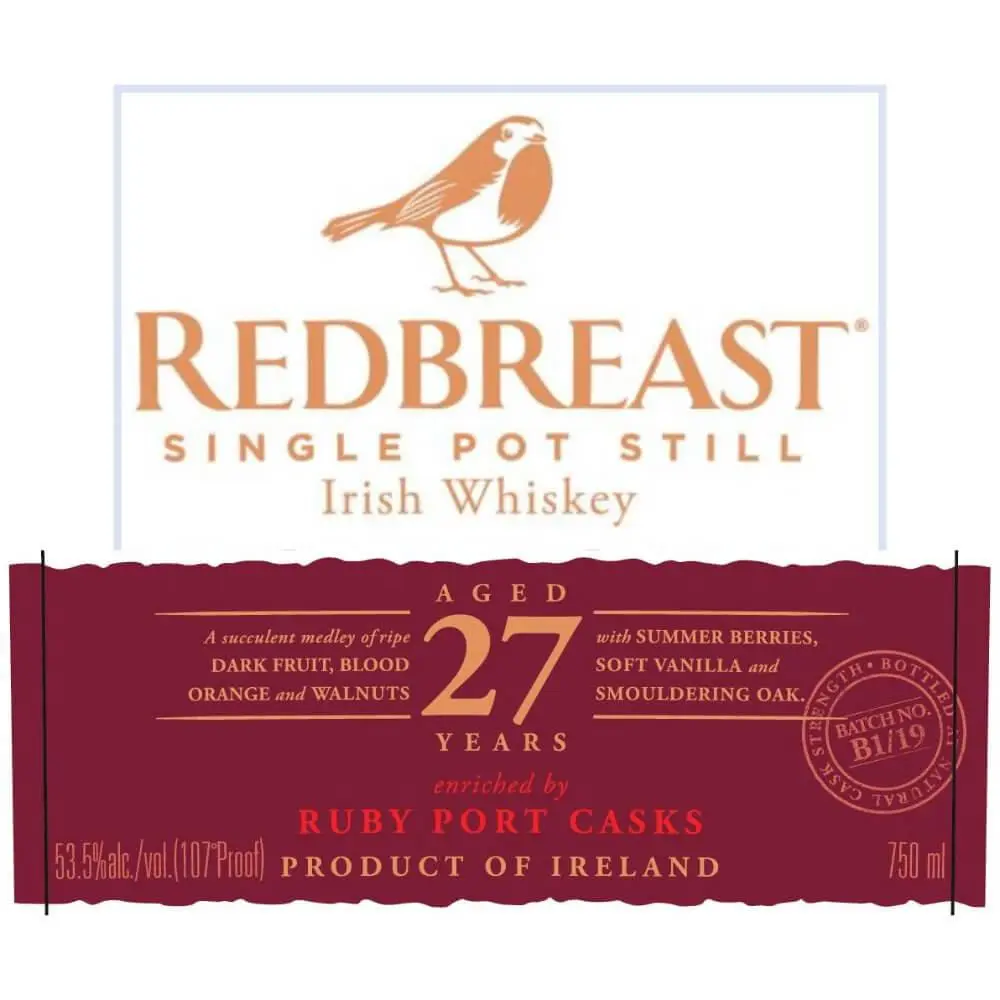 Redbreast 27 Year Old Ruby Port Casks - Image 2