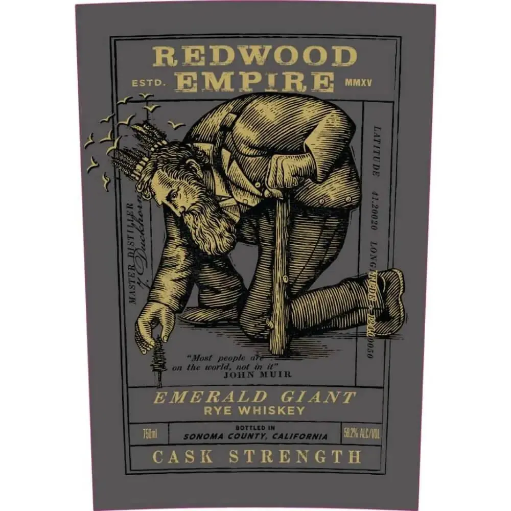 Redwood Empire Emerald Giant Cask Strength Rye - Image 2