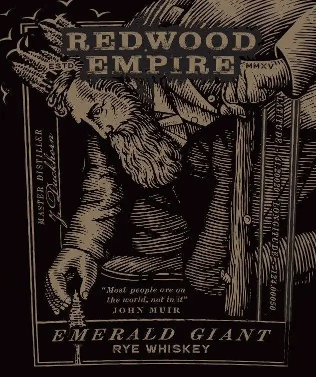 Redwood Empire Emerald Giant Cask Strength Rye Whiskey