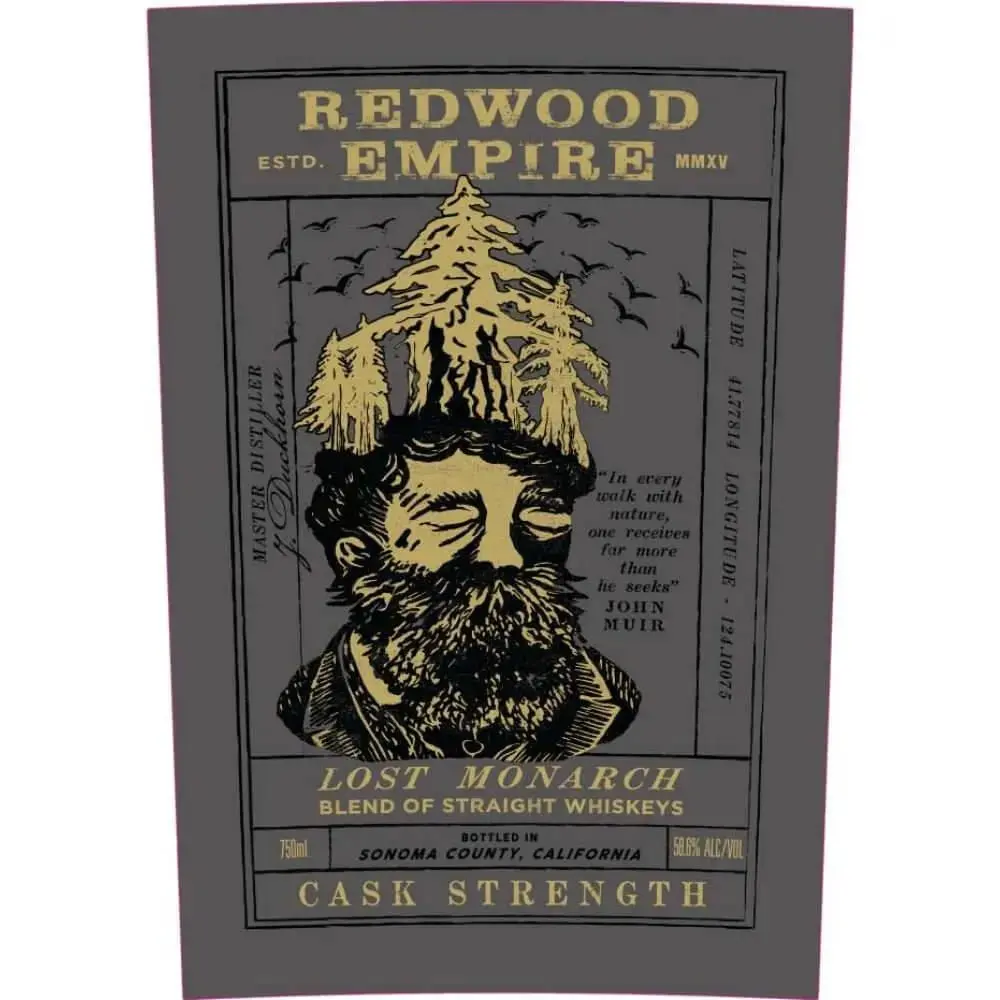 Redwood Empire Lost Monarch Cask Strength Blended Whiskey - Image 2