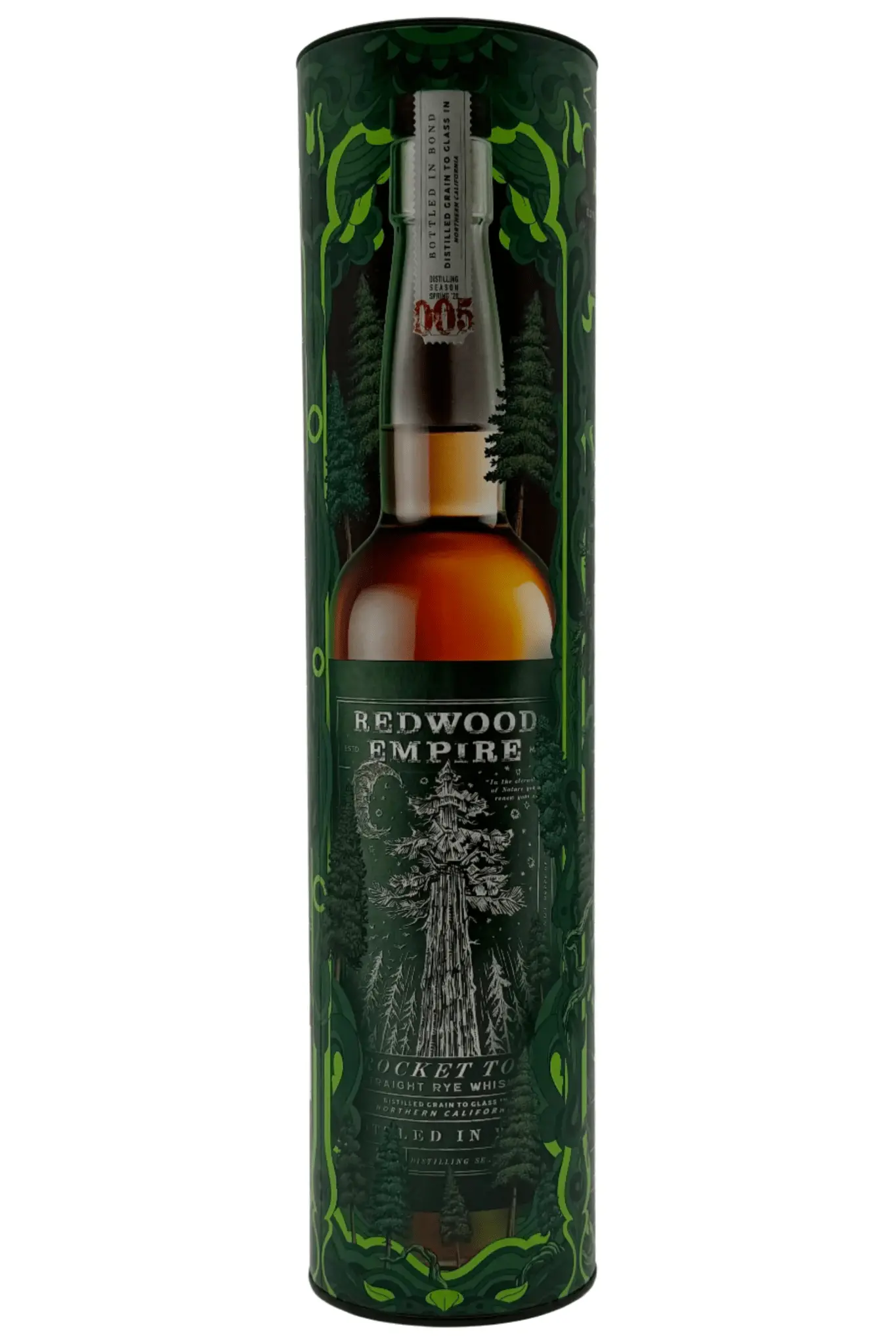 Redwood Empire Rocket Top Bottled in Bond Straight Rye Whiskey Batch 005 2025 Release - Image 3
