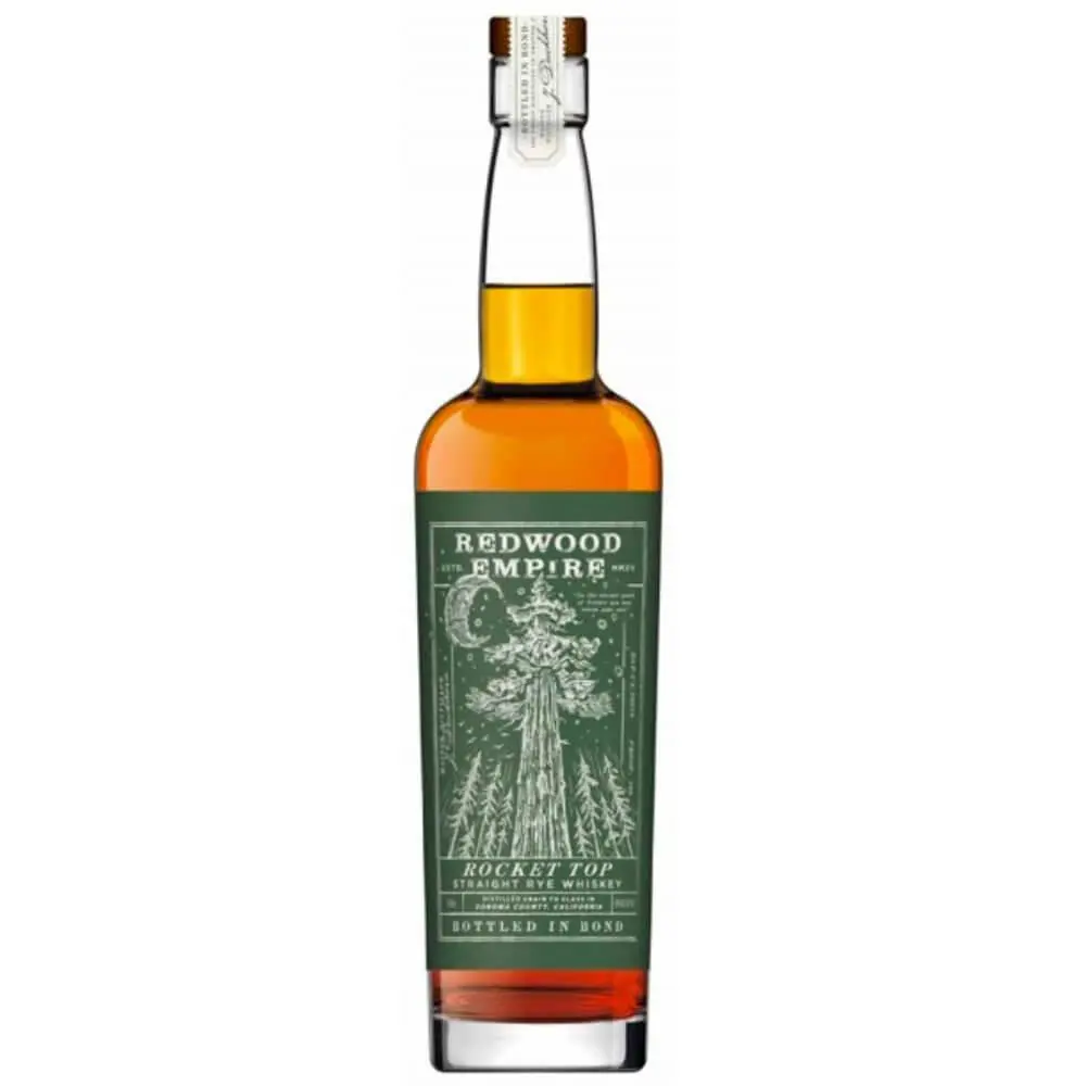 Redwood Empire Rocket Top Straight Rye Whiskey Bundle - Image 2