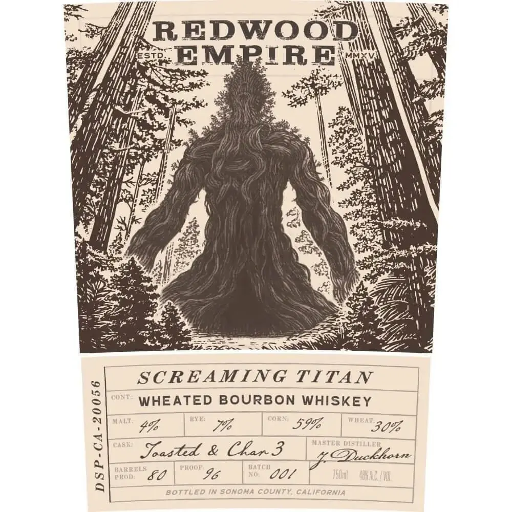 Redwood Empire Screaming Titan Wheated Bourbon - Image 2