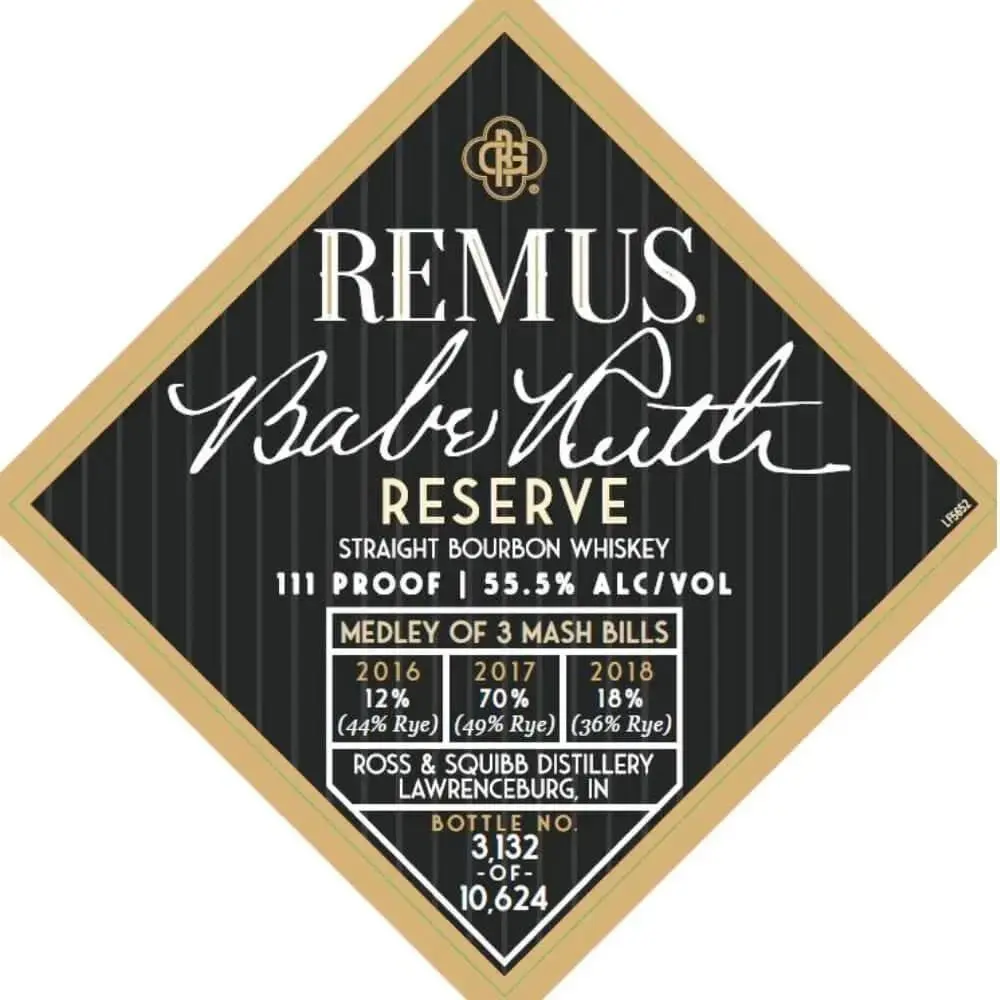 Remus Babe Ruth Reserve Straight Bourbon - Image 2