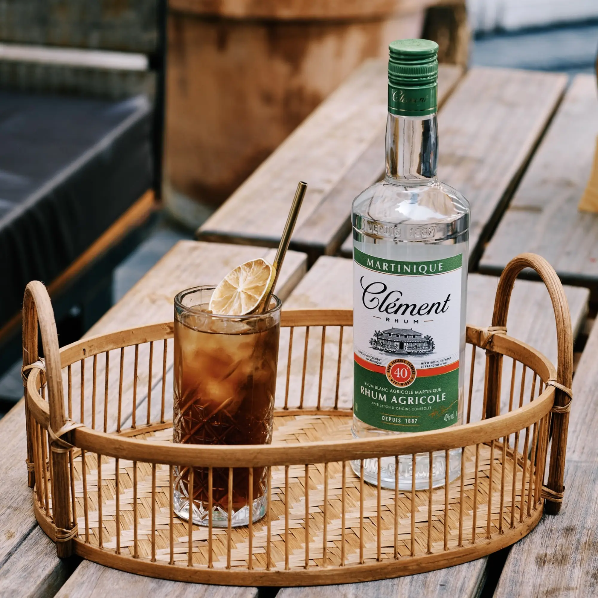 Rhum Clément Agricole Blanc 40 Rum - Image 5