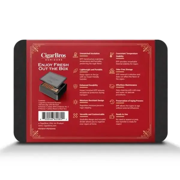 Romeo Y Julieta 20 Premium Cigars Set + Personal Humidor by CigarBros - Image 2