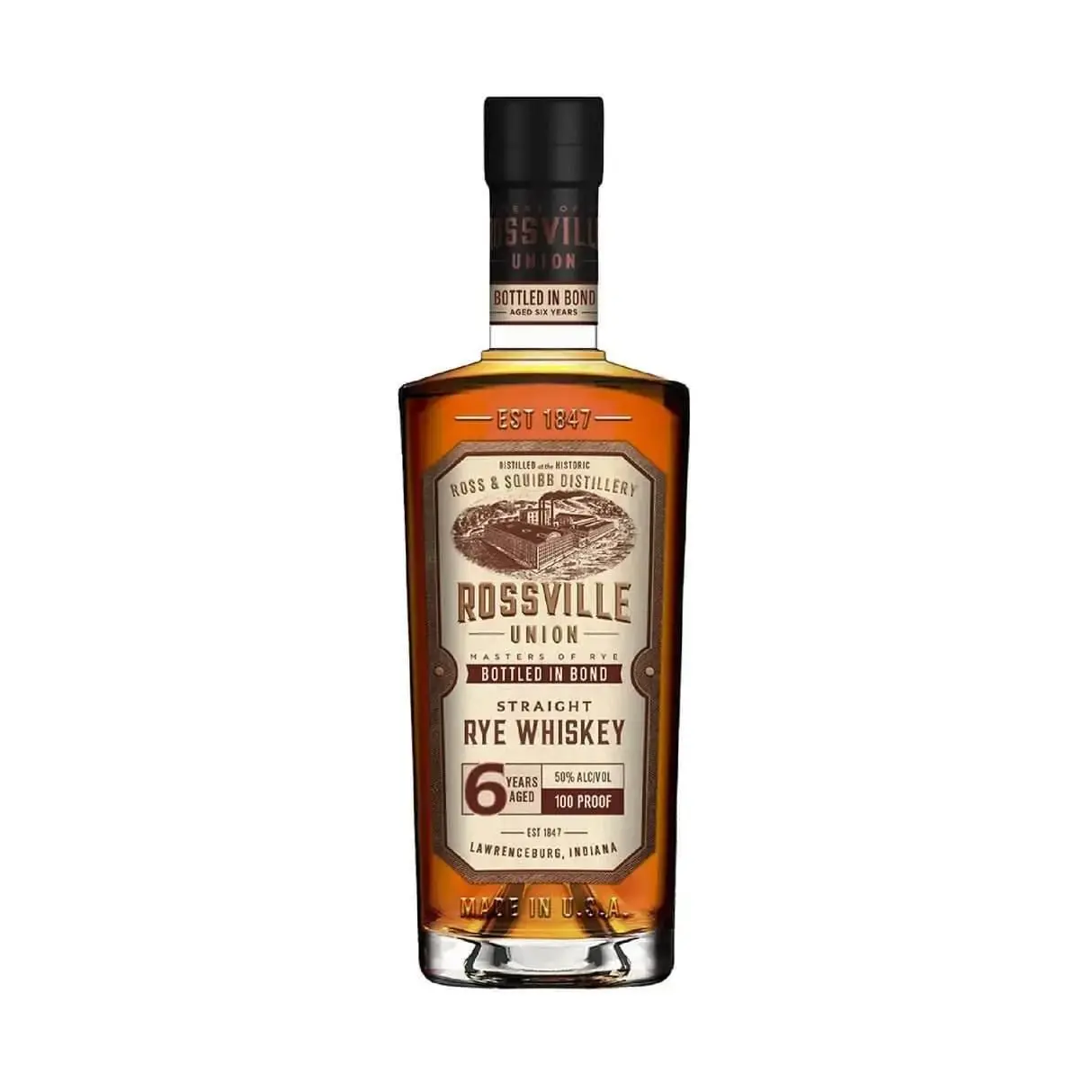 Rossville Union 6 Year Old Bottled in Bond Straight Rye - Image 2