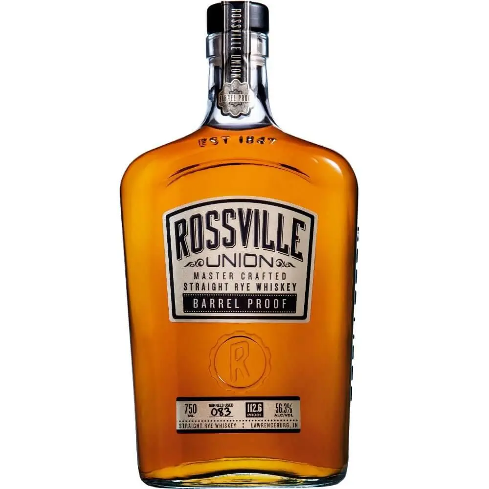 Rossville Union Straight Rye Barrel Proof