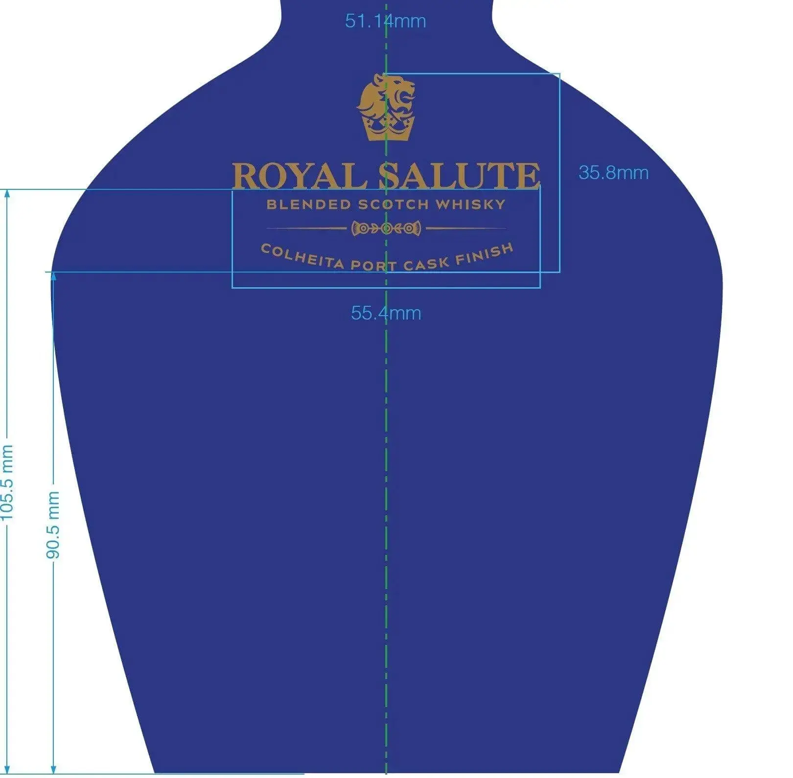 Royal Salute 26 Year Old Blended Scotch Colheita Port Cask Finish