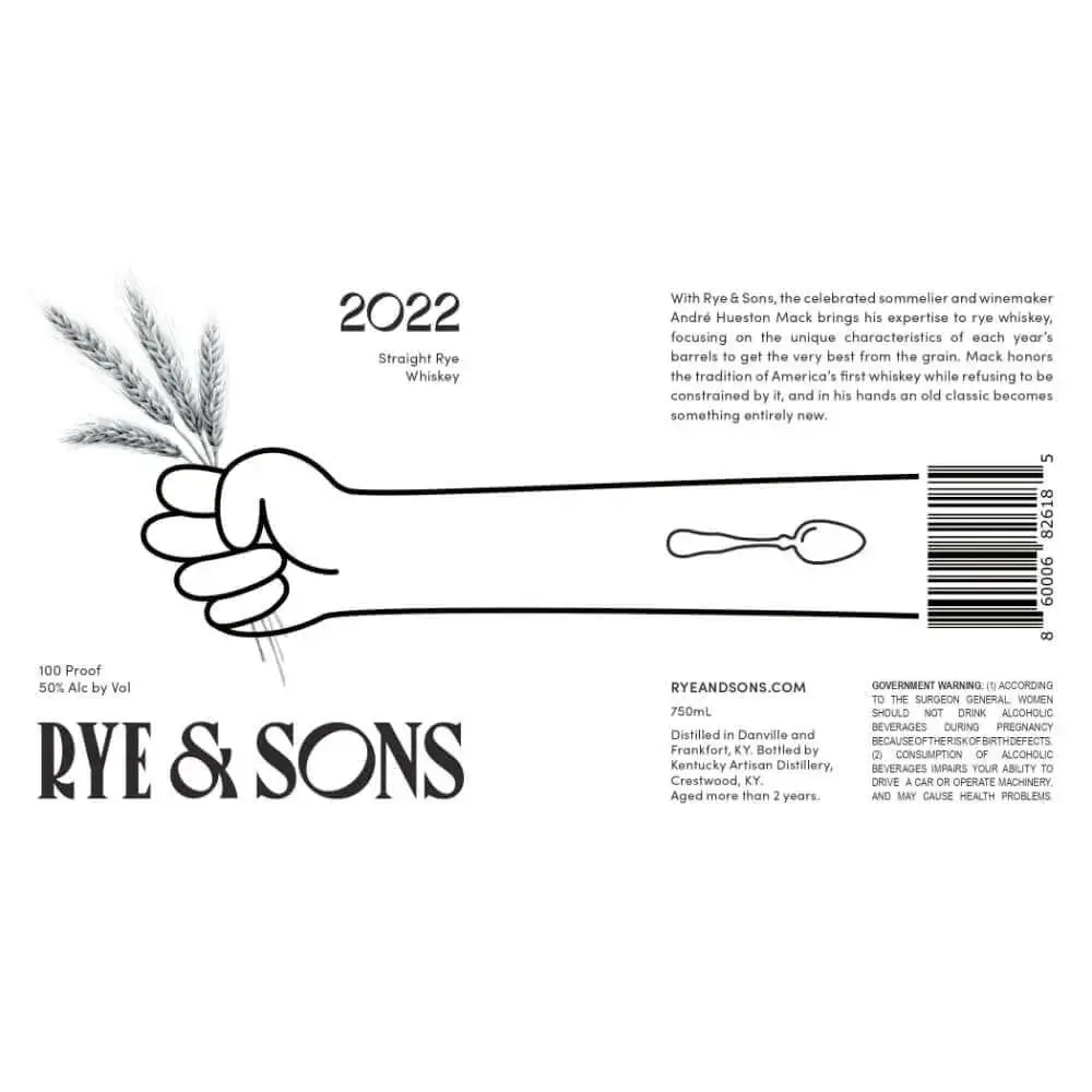 Rye & Sons Straight Rye 2022