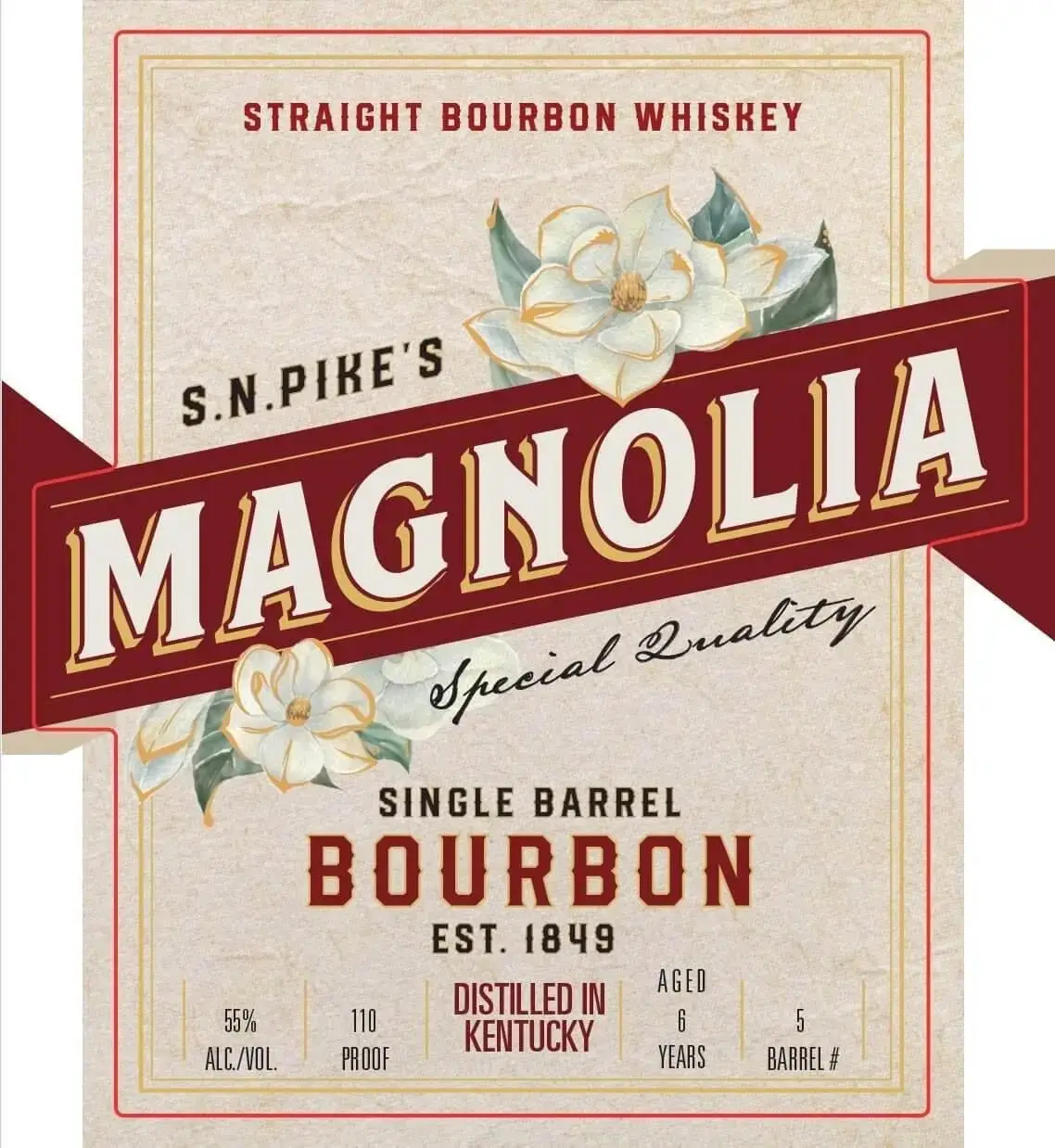S.N. Pike's Magnolia Single Barrel Bourbon