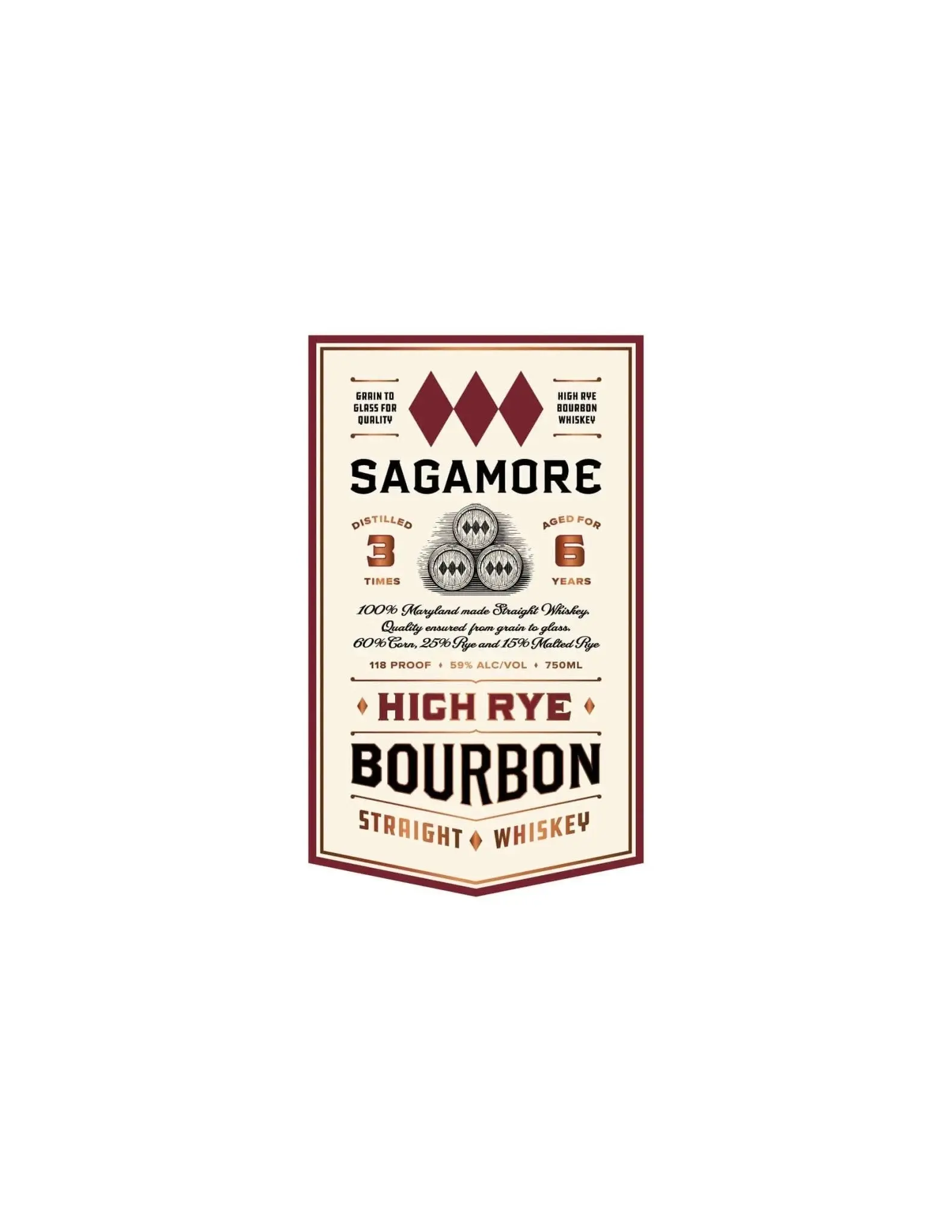 Sagamore High Rye Bourbon 6 Year