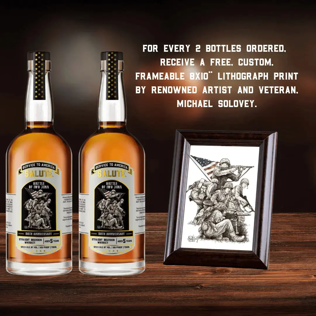 Heritage Distilling Co Service to America Salute™ Whiskey - Battle of Iwo Jima - Image 2