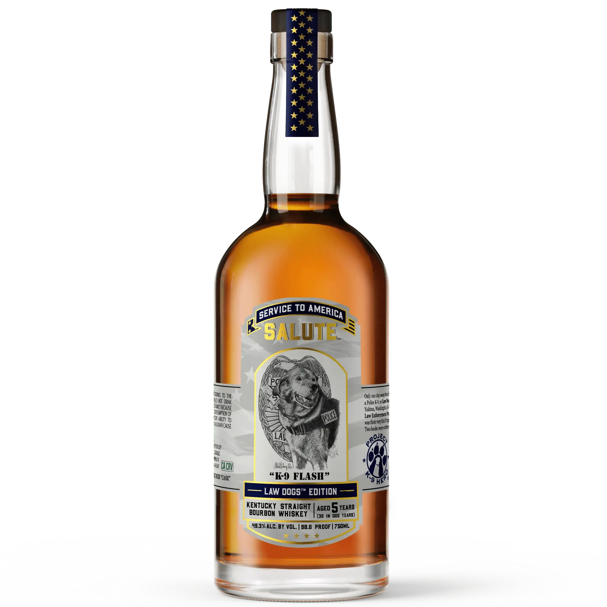 Service to America Salute™ Whiskey - Law Dogs K-9 Flash