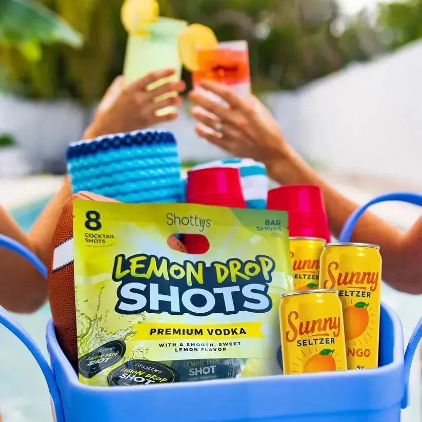 Shottys Lemon Drop Vodka Shots (8 Shots) - Image 3