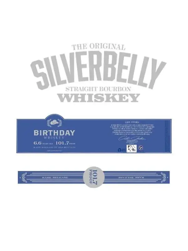 Silverbelly Birthday Whiskey 6.6 Years Old 101.7 Proof