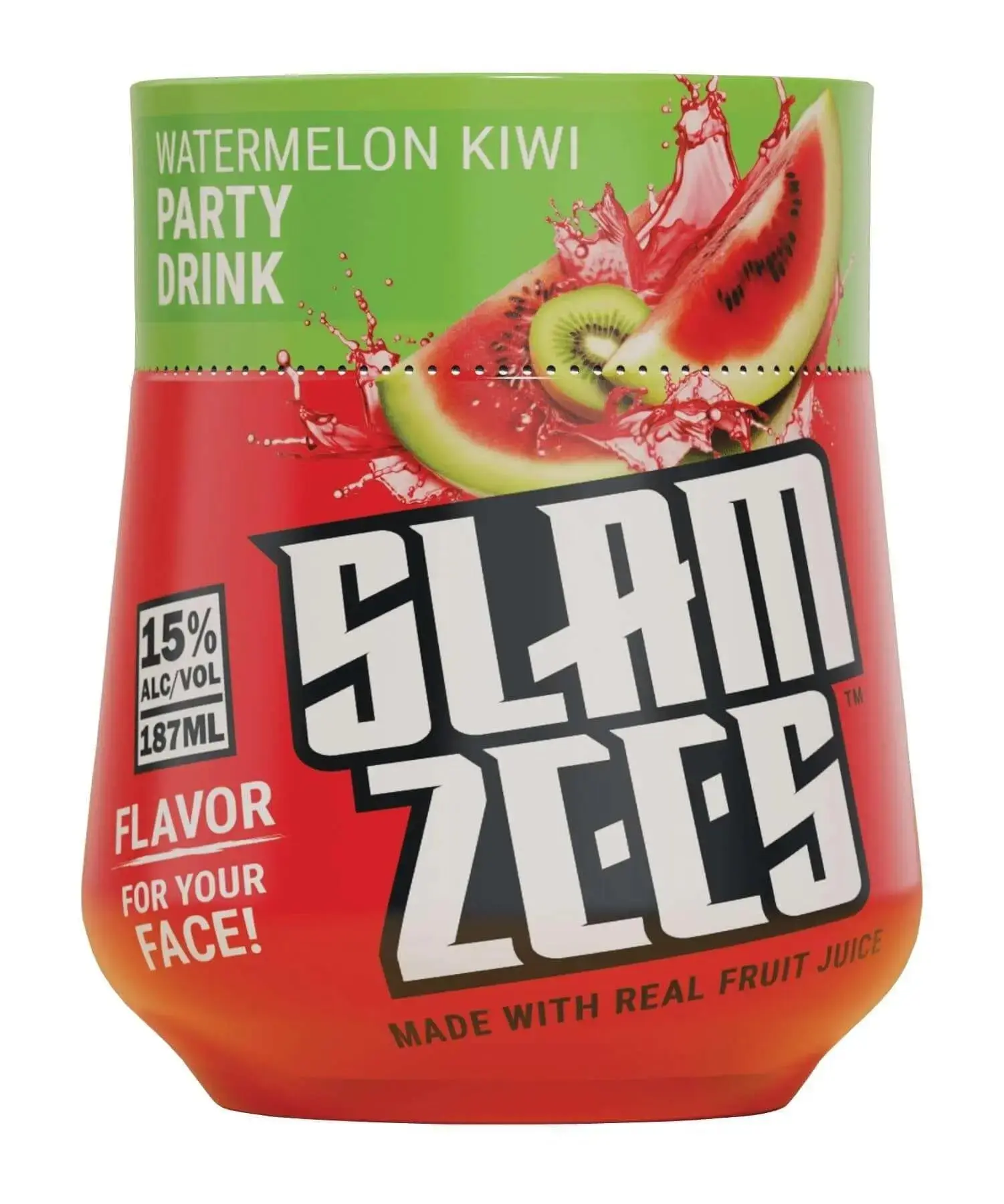 SLAMZEES Watermelon Kiwi 187ml