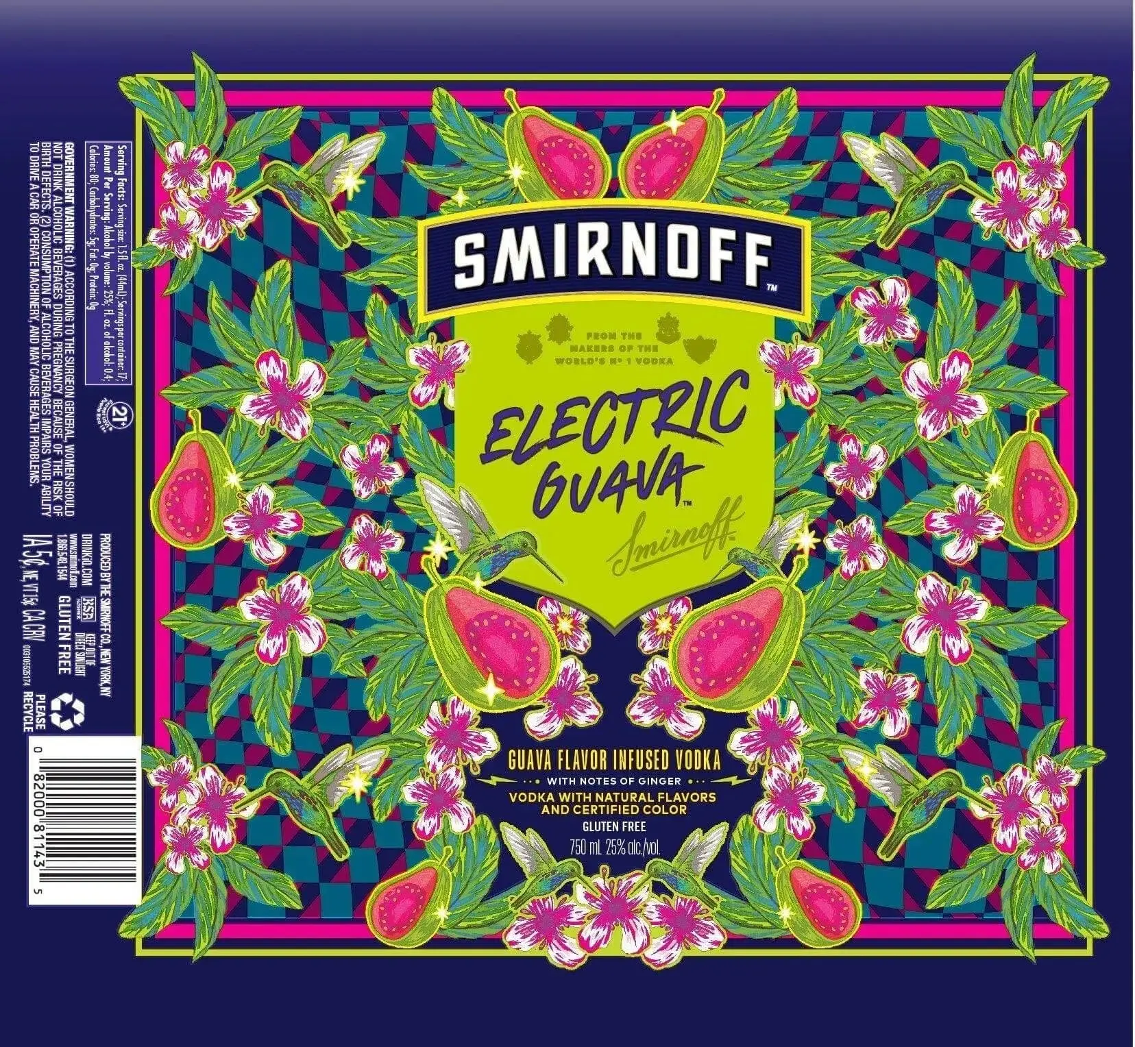 Smirnoff Electric Guava Vodka - Image 2