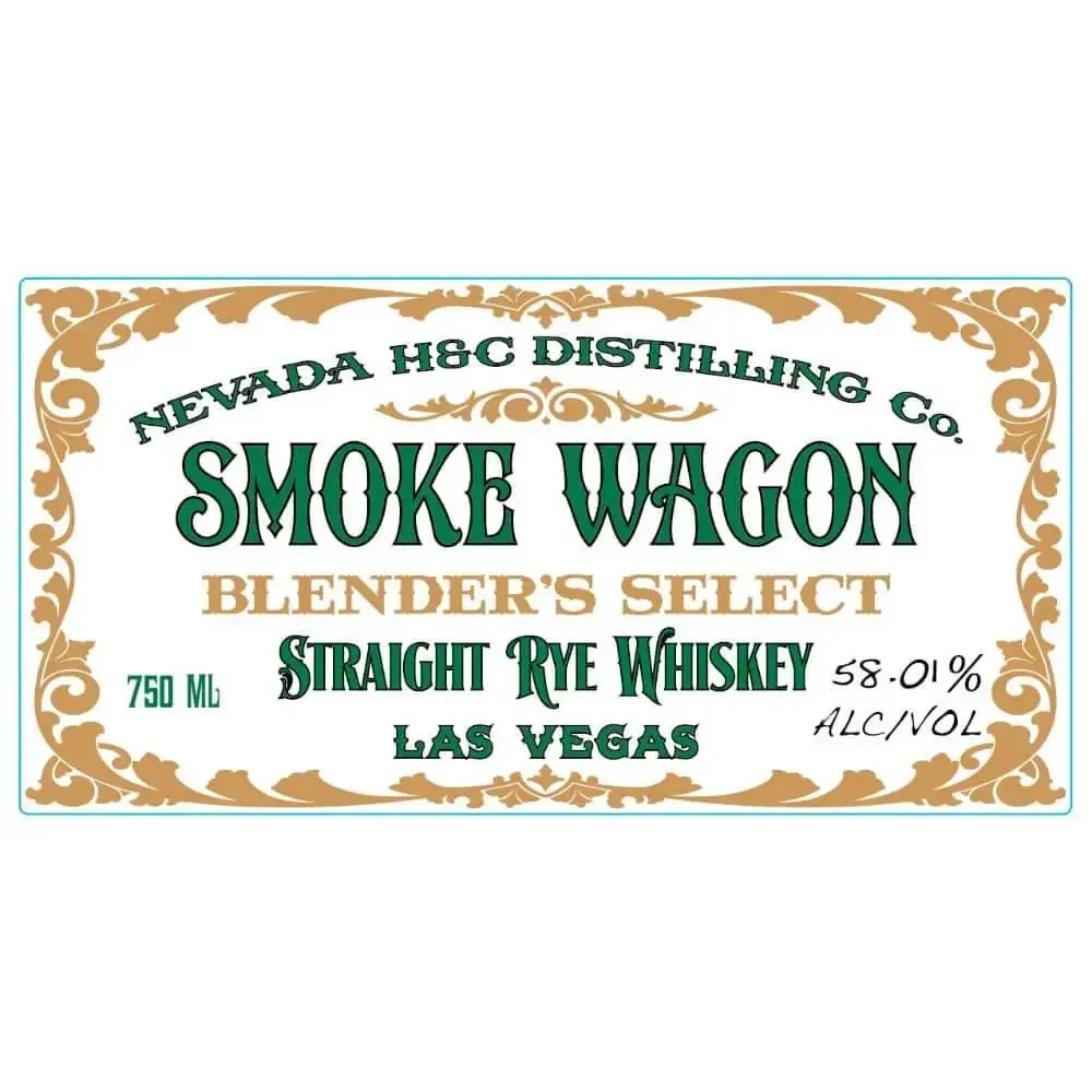Smoke Wagon Blender’s Select Straight Rye Whiskey - Image 2