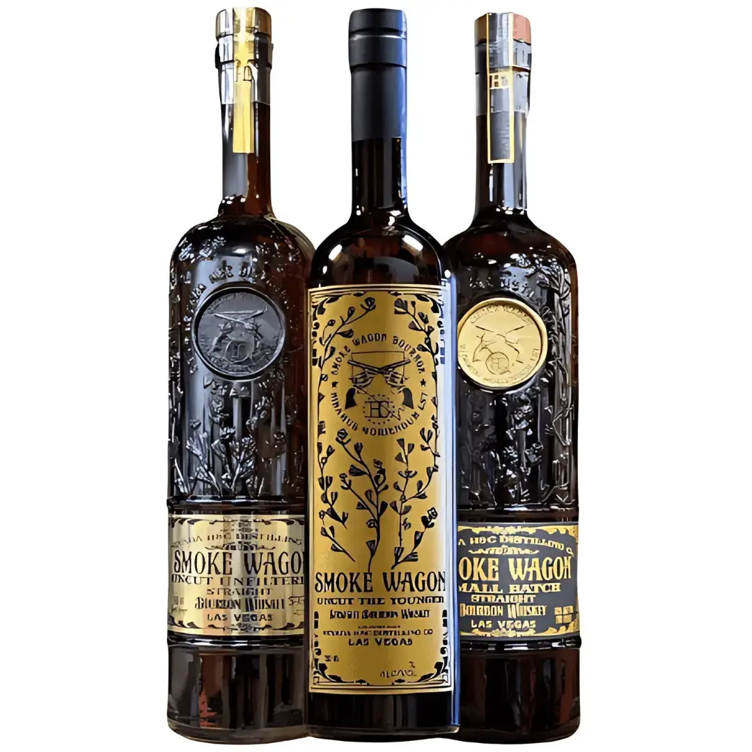 Smoke Wagon Bundle: Uncut Unfiltered, Desert Colt Straight Bourbon & Small Batch