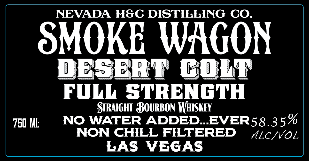 Smoke Wagon Desert Colt Full Strength Straight Bourbon Whiskey