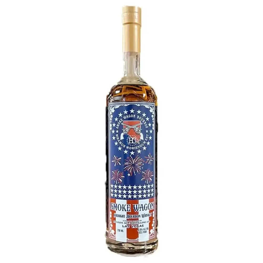 Smoke Wagon Limited Edition Red, White, and Blue Straight Bourbon 2023