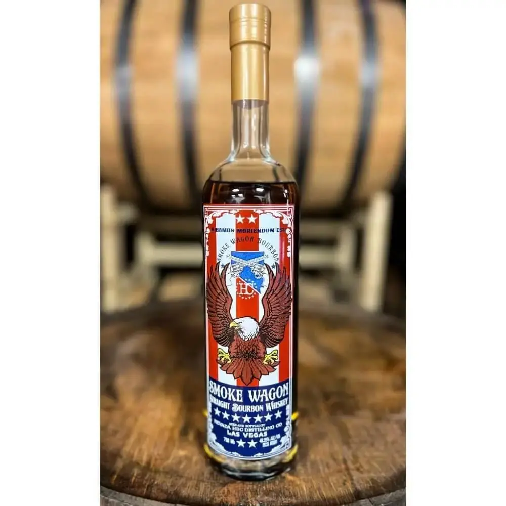 Smoke Wagon Limited Edition Red, White, and Blue Straight Bourbon 2023 (Copy)