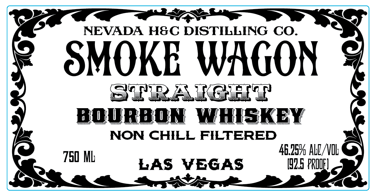 Smoke Wagon Straight Bourbon Whiskey Non-Chill Filtered