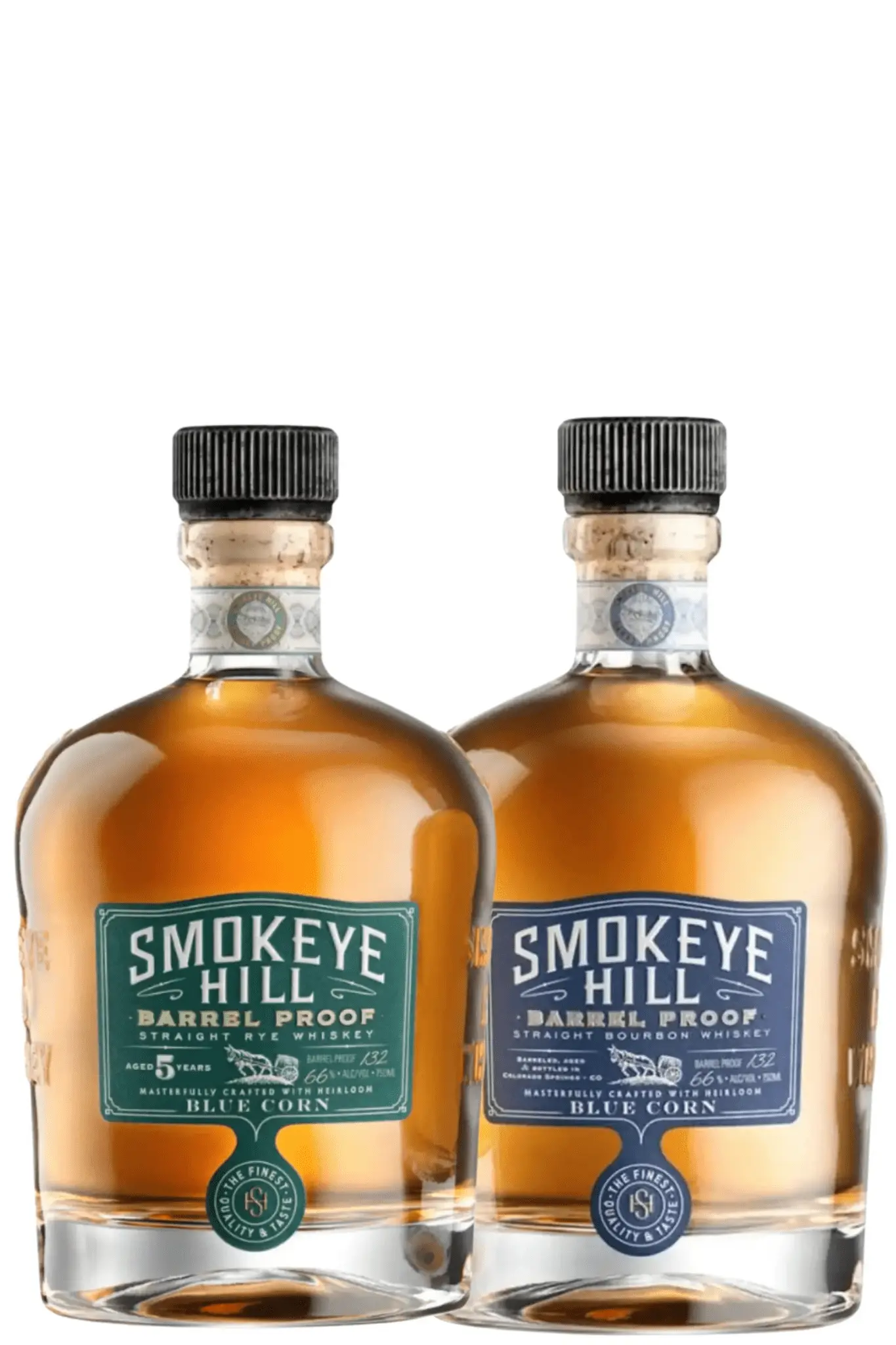 Smokeye Hill Barrel Proof Bundle: Straight Rye & Bourbon Whiskey