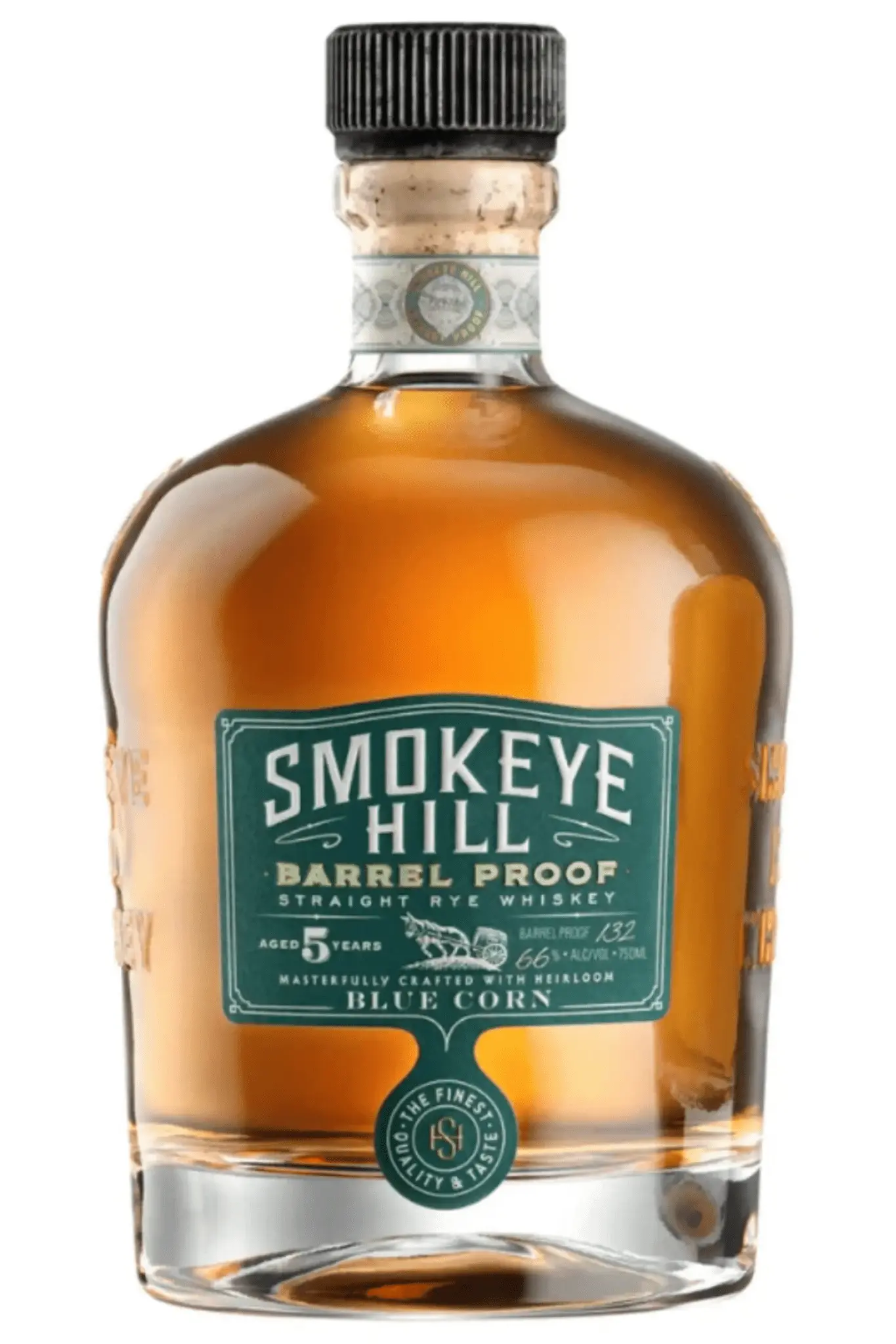 Smokeye Hill Barrel Proof Straight Rye Whiskey 5 Year Heirloom Blue Corn