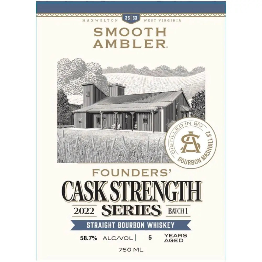 Smooth Ambler 2022 Founder’s Cask Strength Series Bourbon Batch 1 - Image 2