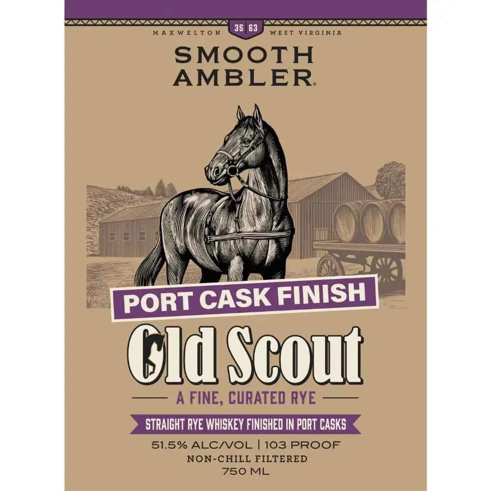 Smooth Ambler Old Scout Port Cask Finished Straight Rye - Image 2