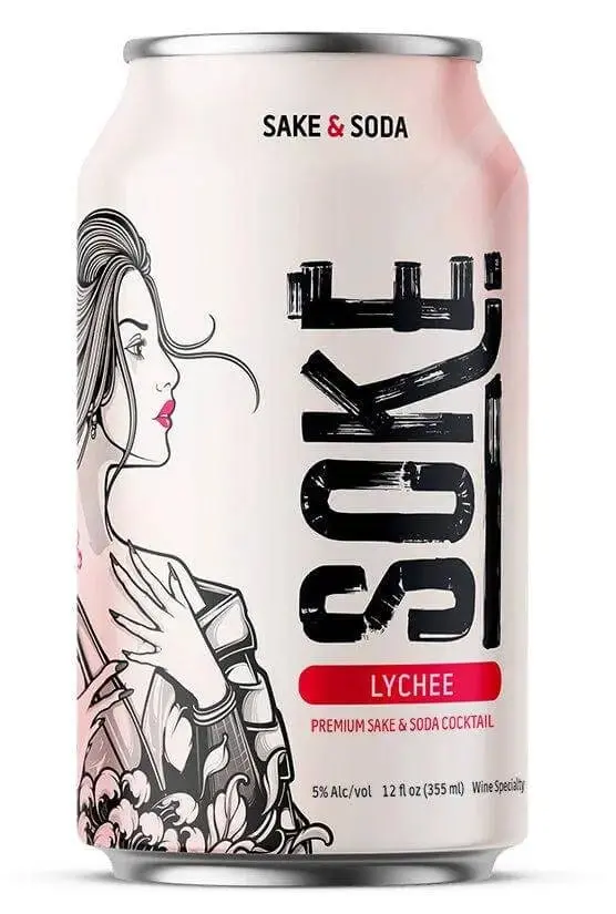 Soke Sake & Soda Lychee 4 Pack