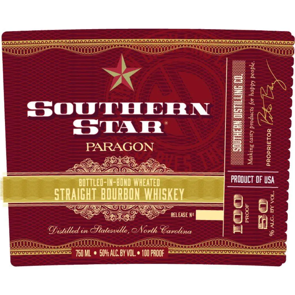 Southern Star Paragon Bottled in Bond Wheated Bourbon - Image 2