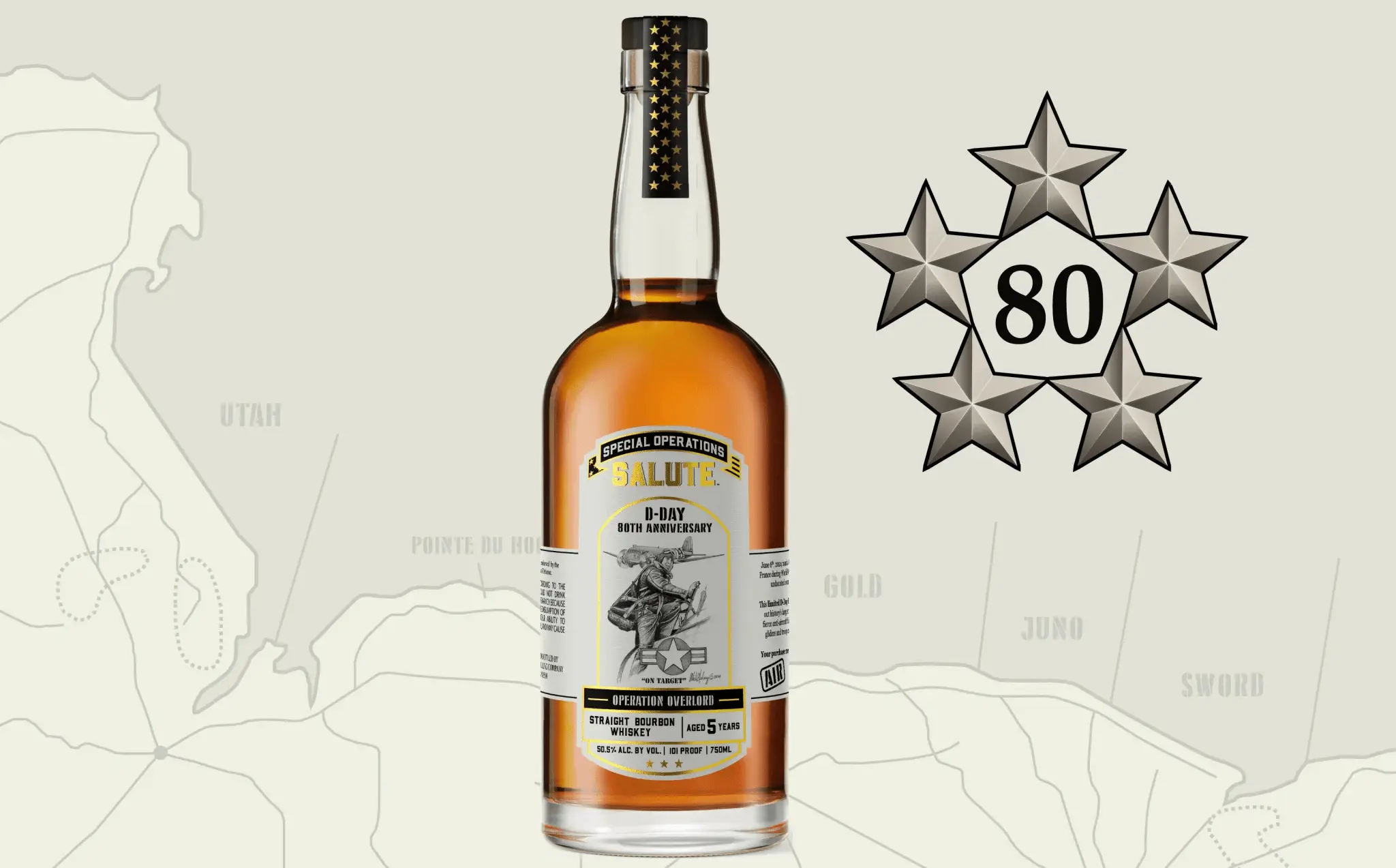 Heritage Distilling Co Special Operations Salute™ Whiskey - D-Day 80th Anniversary - AIR