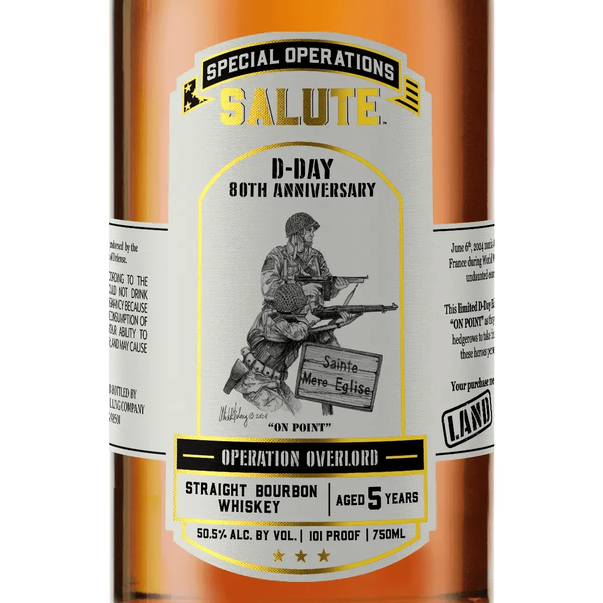 Heritage Distilling Co Special Operations Salute™ Whiskey - D-Day 80th Anniversary - LAND - Image 2