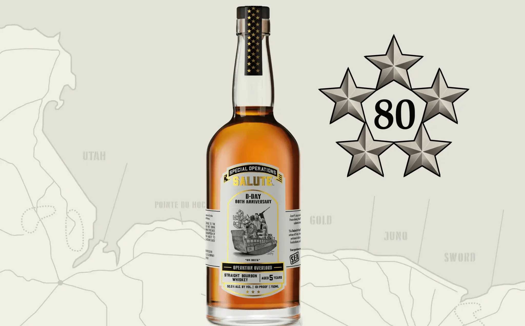 Heritage Distilling Co Special Operations Salute™ Whiskey - D-Day 80th Anniversary - SEA