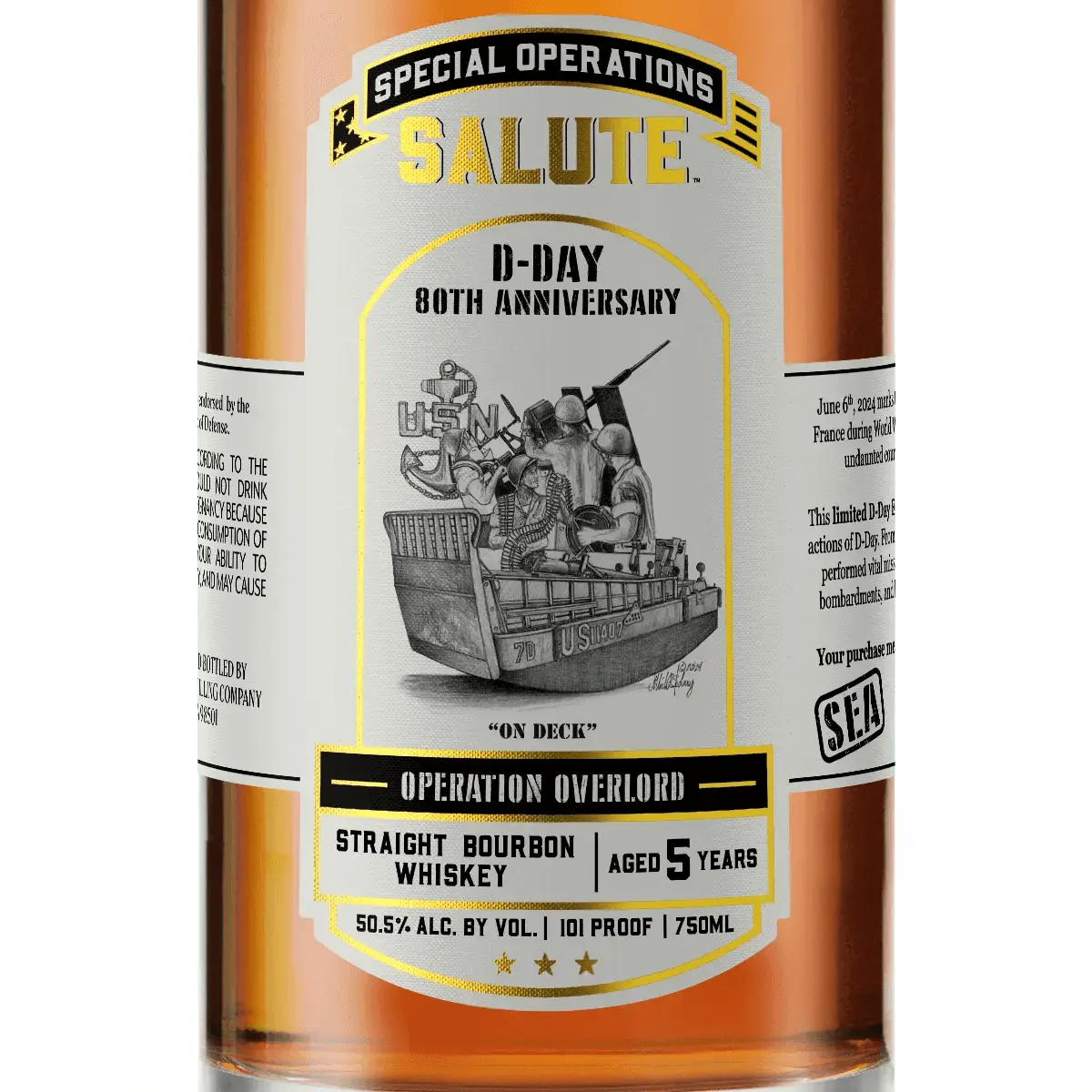 Heritage Distilling Co Special Operations Salute™ Whiskey - D-Day 80th Anniversary - SEA - Image 2