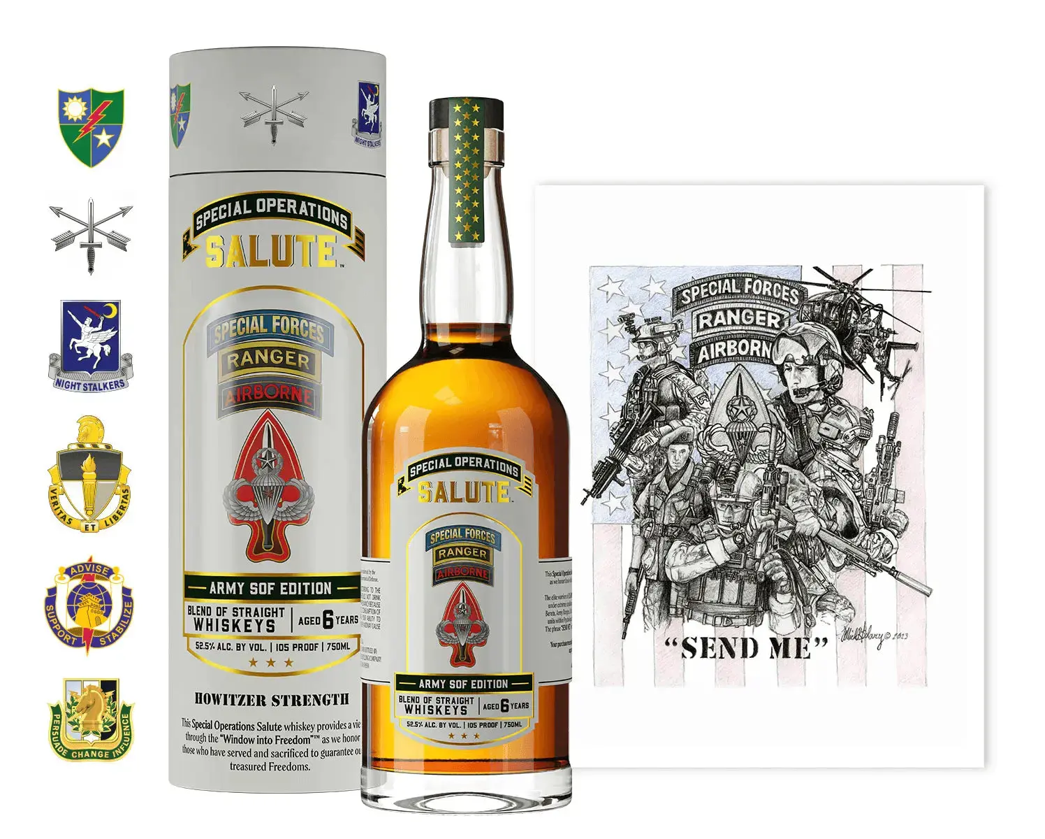Heritage Distilling Co Special Operations Salute™ Whiskey - Army SOF Edition - Image 2