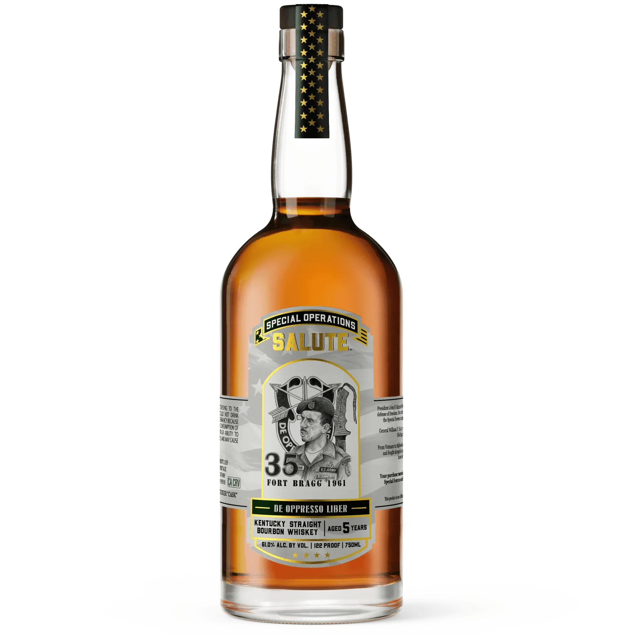 Heritage Distilling Co Special Operations Salute™ Whiskey - De Oppresso Liber Edition
