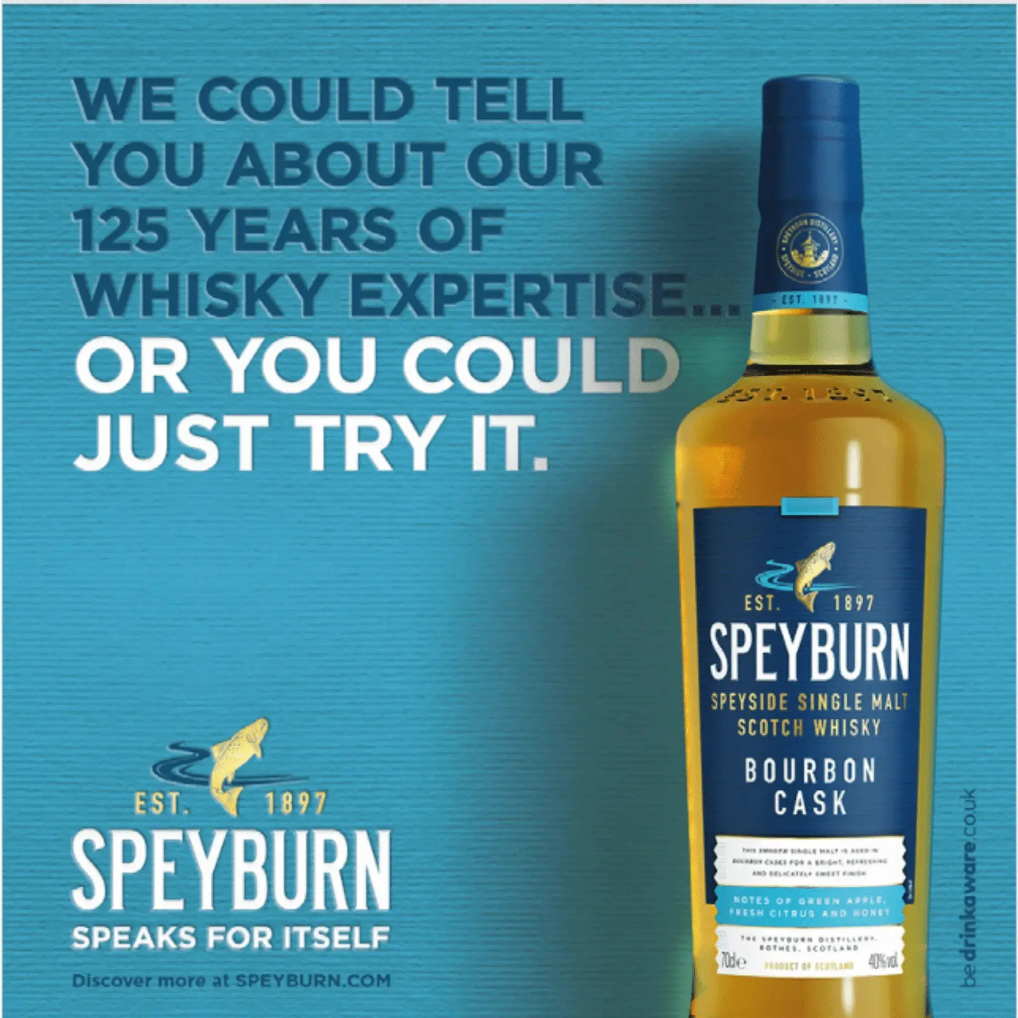 Speyburn Bourbon Cask Single Malt Scotch Whisky - Image 2