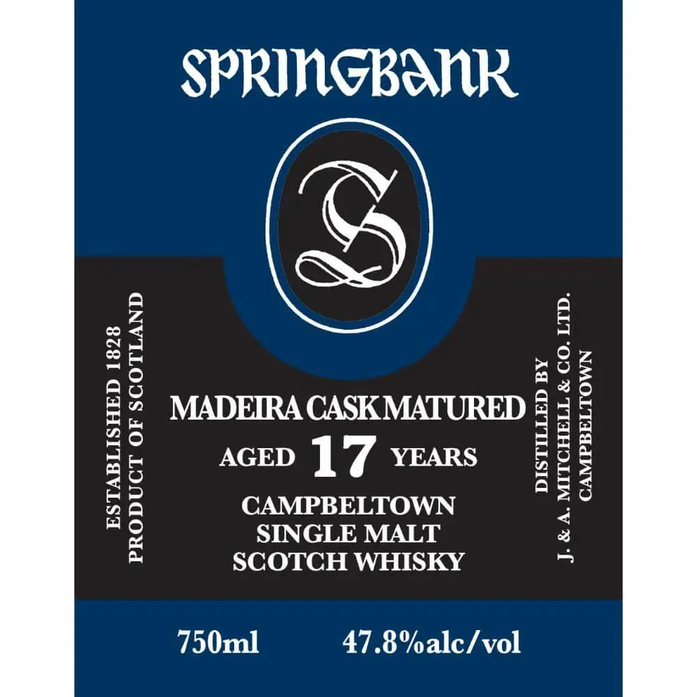 Springbank 17 Year Old Madeira Cask Matured - Image 2