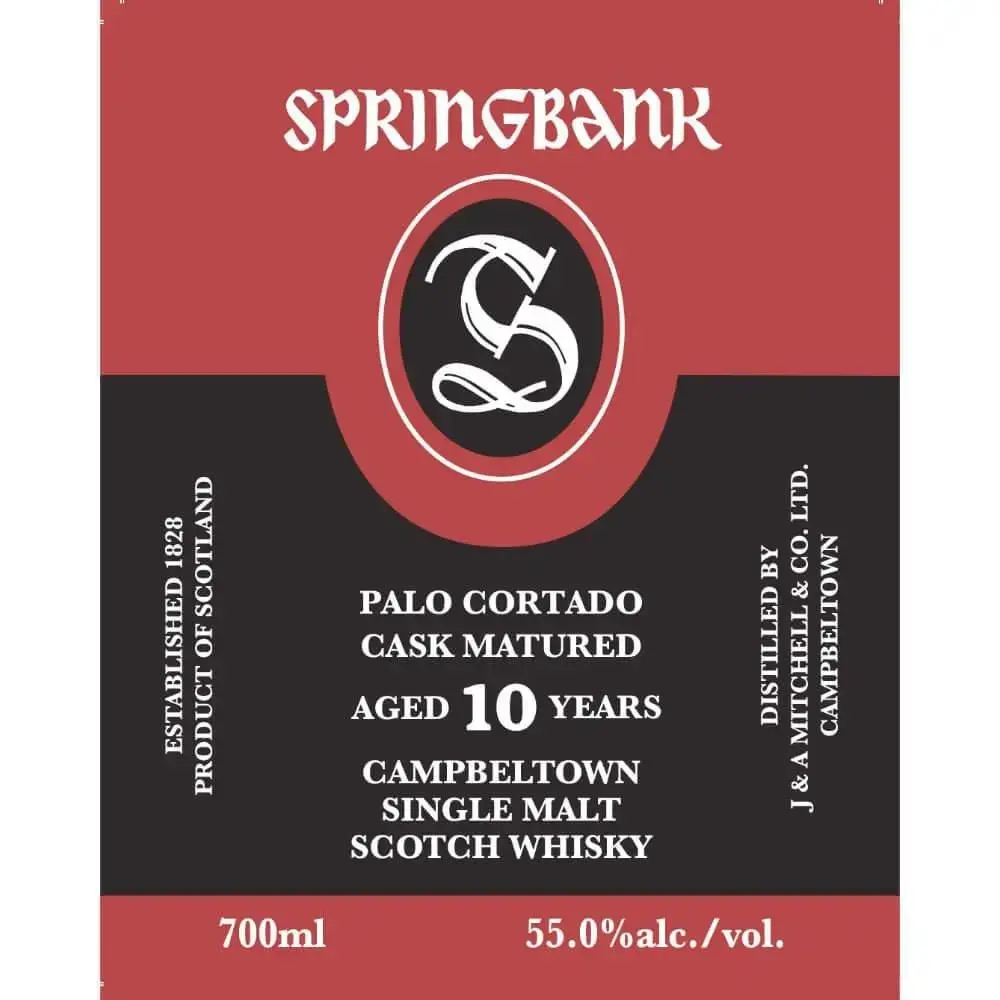 Springbank Palo Cortado Cask Matured 10 Year Old - Image 2