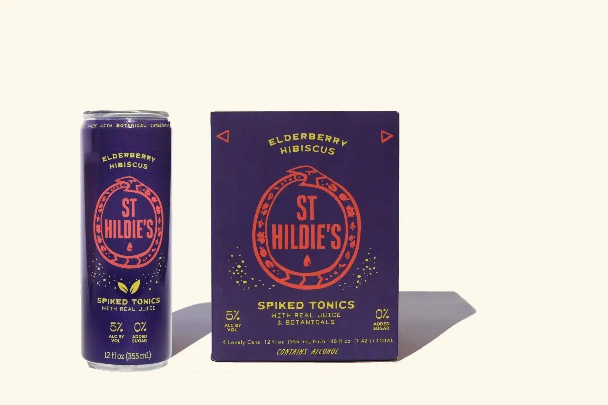 St Hildie's Elderberry Hibiscus Spiked Tonics - Image 2