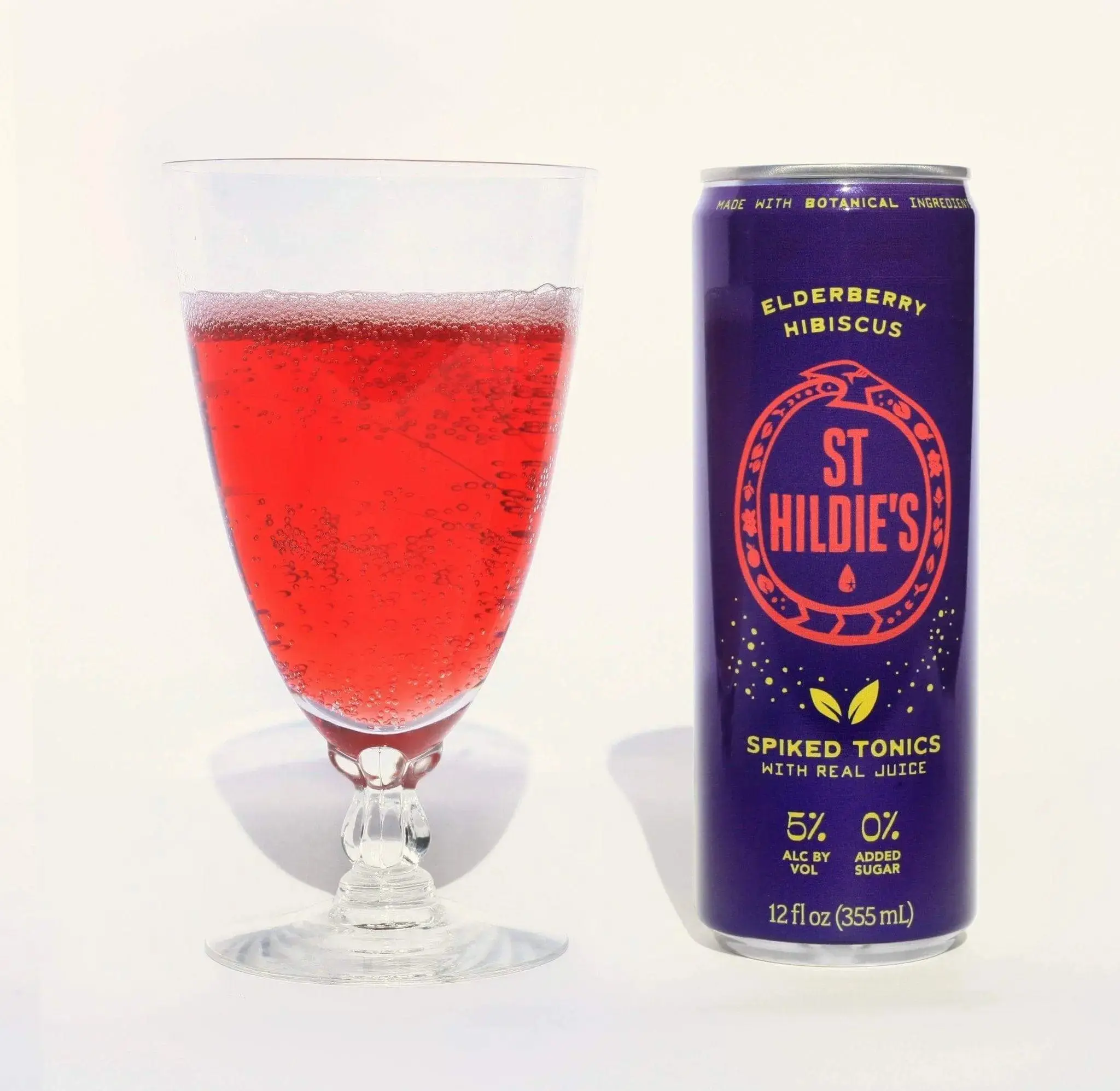 St Hildie's Elderberry Hibiscus Spiked Tonics - Image 3