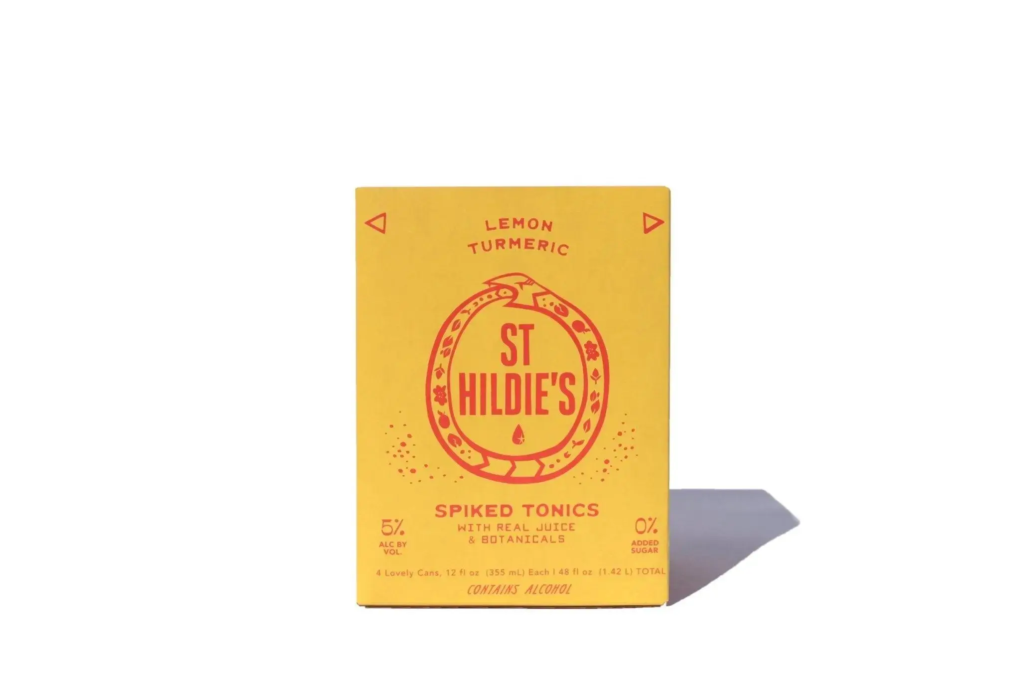 St Hildie's Lemon Turmeric Spiked Tonics - Image 4
