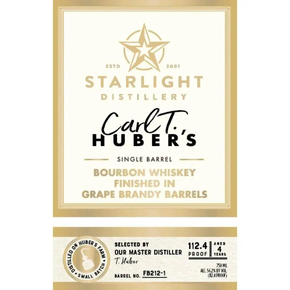 Starlight Bourbon Finished in Grape Brandy Barrels