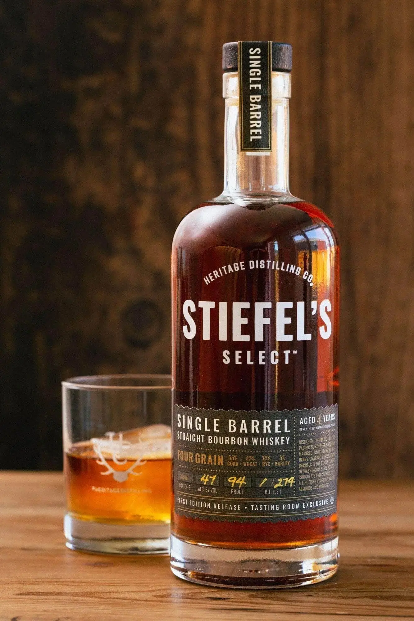 Heritage Distilling Co Stiefel's Select Single Barrel: Four Grain Bourbon - Image 2
