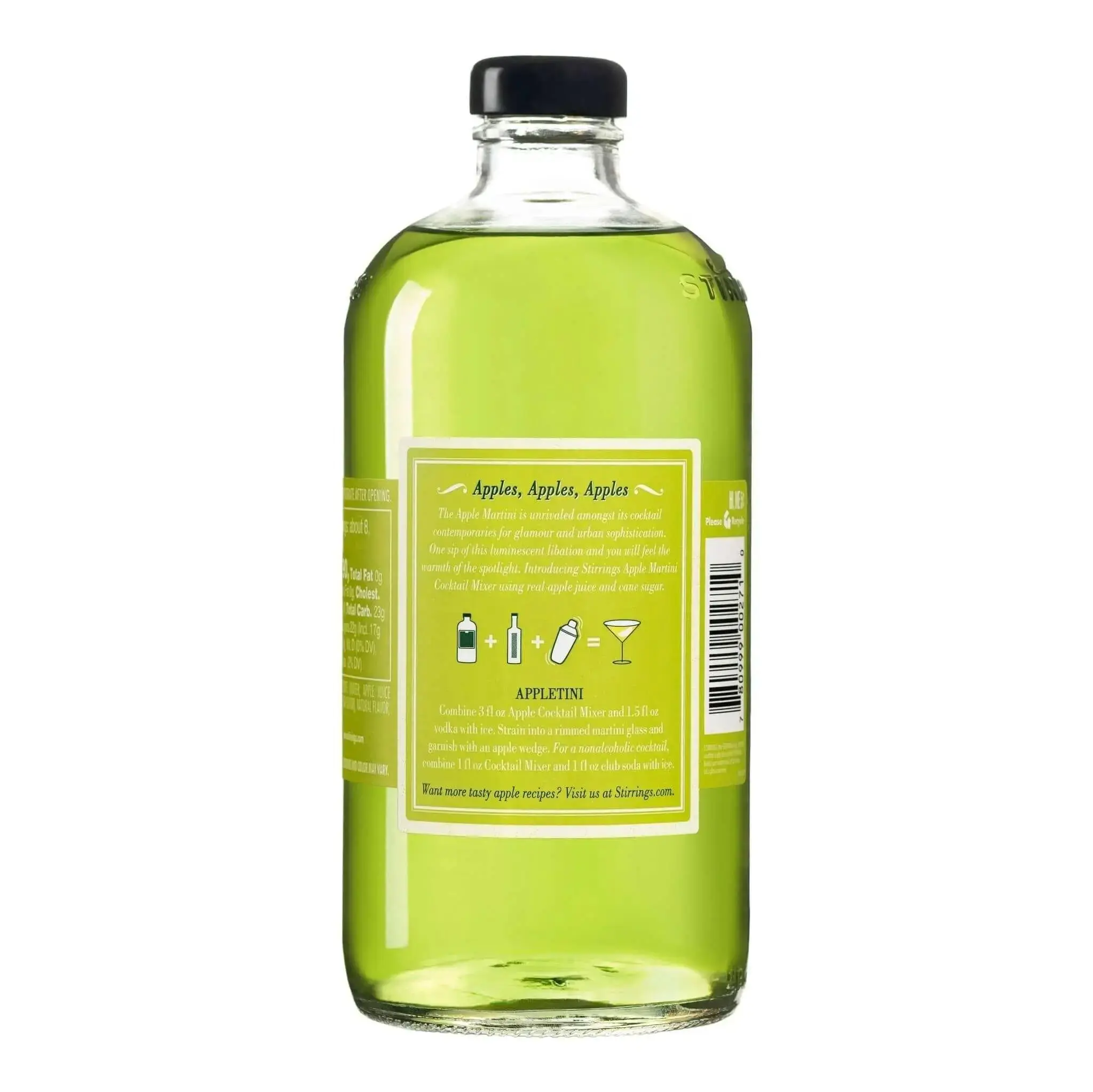 Stirrings Apple Cocktail Mix - Image 2