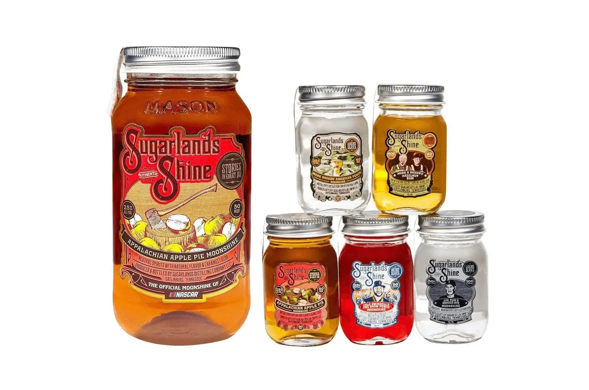 Sugarlands Shine Mini Jar Gift Sampling Set (5)